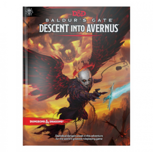 Front of baldur’s gate descent into avernus dungeons and dragons campaign book