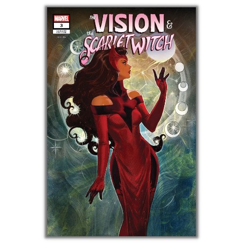 vision and scarlet witch #3 Lesley 'Leirix' Li Scarlet Witch Variant