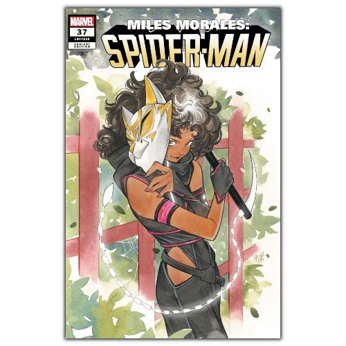 Miles Morales #37 桃桃子エクスクルーシブ表紙 アメコミリーフ Miles Morales: Spider-Man #37 Peach Momoko Inari First Appearance