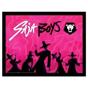 saja boys framed poster