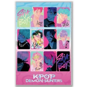 kpop demon hunters light dark poster