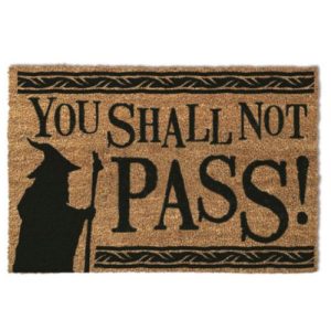 you shall not pass doormat