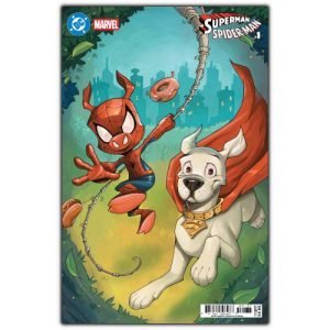 superman spider-man #1 Cover W Chrissie Zullo Uminga Variant