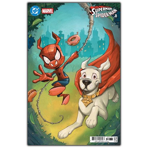 superman spider-man #1 Cover W Chrissie Zullo Uminga Variant