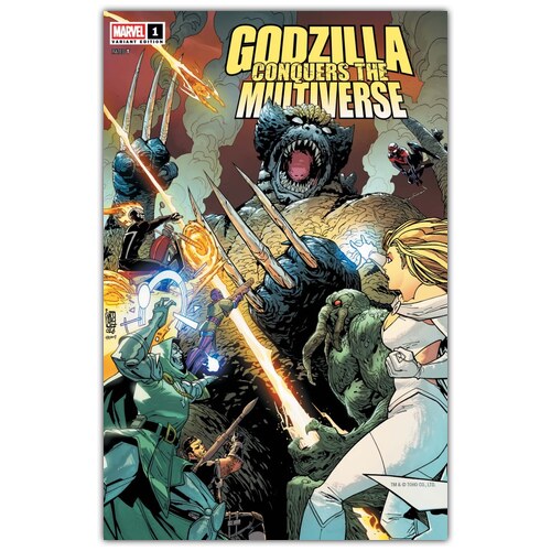 odzilla Conquers the Multiverse #1 camuncoli variant