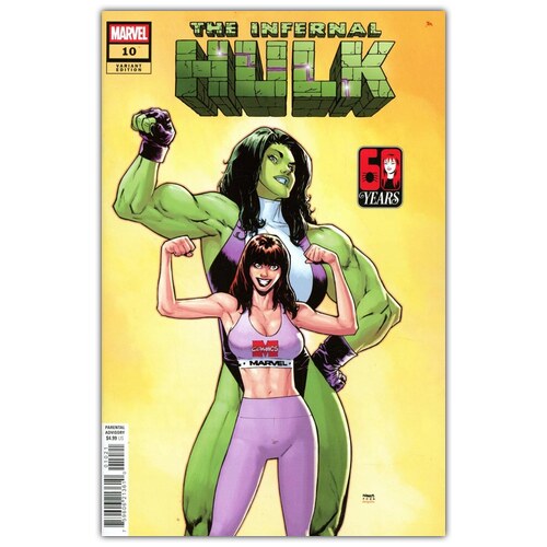 the infernal hulk #10 Humberto Ramos Mary Jane Watson Variant