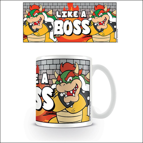 super mario like a boss mug