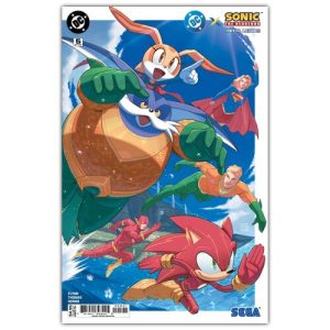 DC x Sonic the Hedgehog Metal Legion #5 Cover B Min Ho Kim Variant